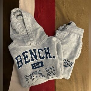 Bench Gray Hoodie and Sweatpants Set